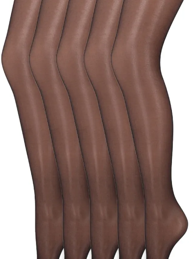 Matglans panty | 20 denier | Merk: Marianne | Maat: S t/m XXXL | Kleur: Zwart | 5 Paar
