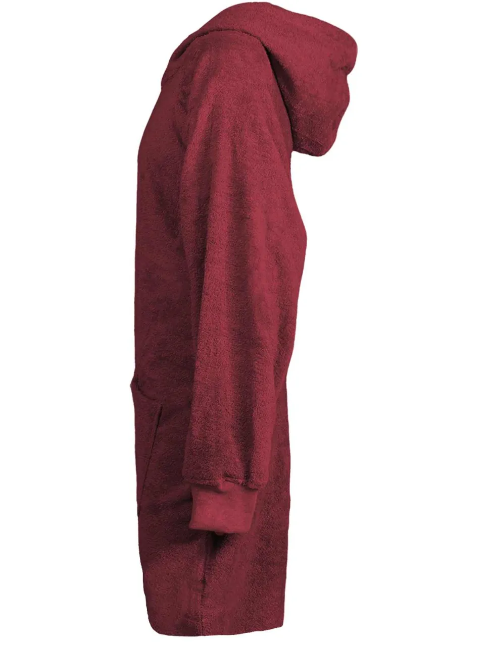 vidaXL Deken hoodie KINN Rood L Katoen