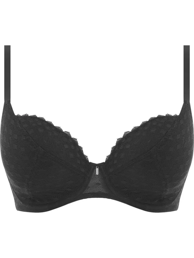 Freya FREYA SIGNATURE UW Padded Plunge Bra Vrouwen Beha - BLACK Zwart