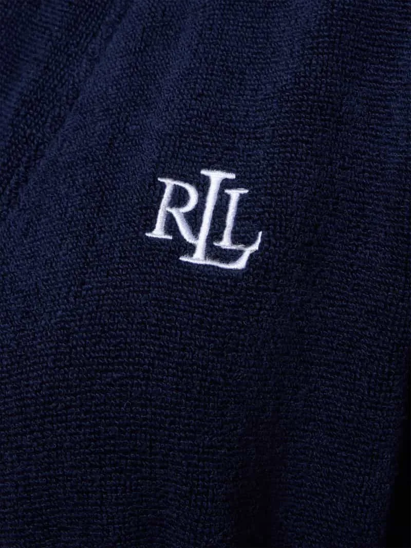 Lauren Ralph Lauren comfort fit badjas van puur katoen model 'Core Greenwich', foto 2
