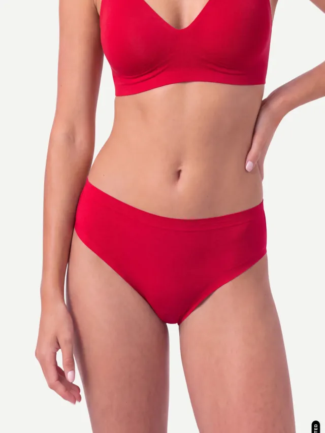 Mey American pants Serie Natural Second me Rubin rood