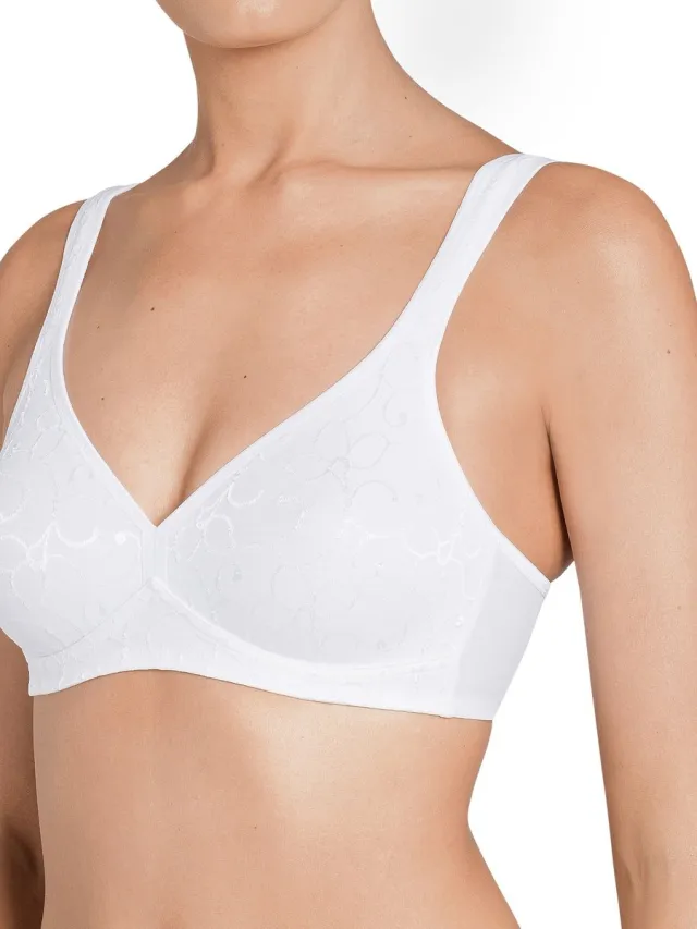 Triumph Bügelloser BH Elegant Cotton Wit