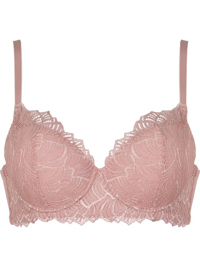 Naturana licht voorgevormde beugel BH maat 95C pink rose