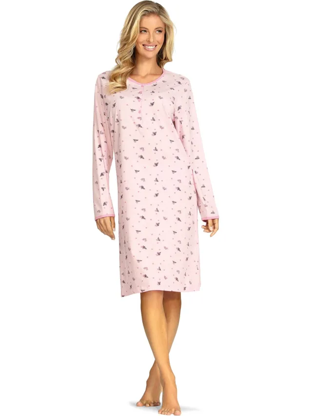 Comtessa Dames Nachthemd 'Happy Day' Rose