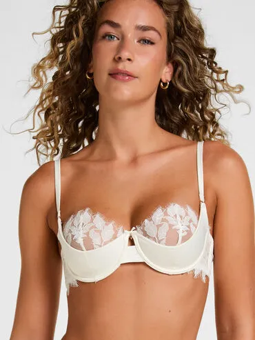 Hunkemöller Niet-Voorgevormde Beugel Bh Millie Wit
