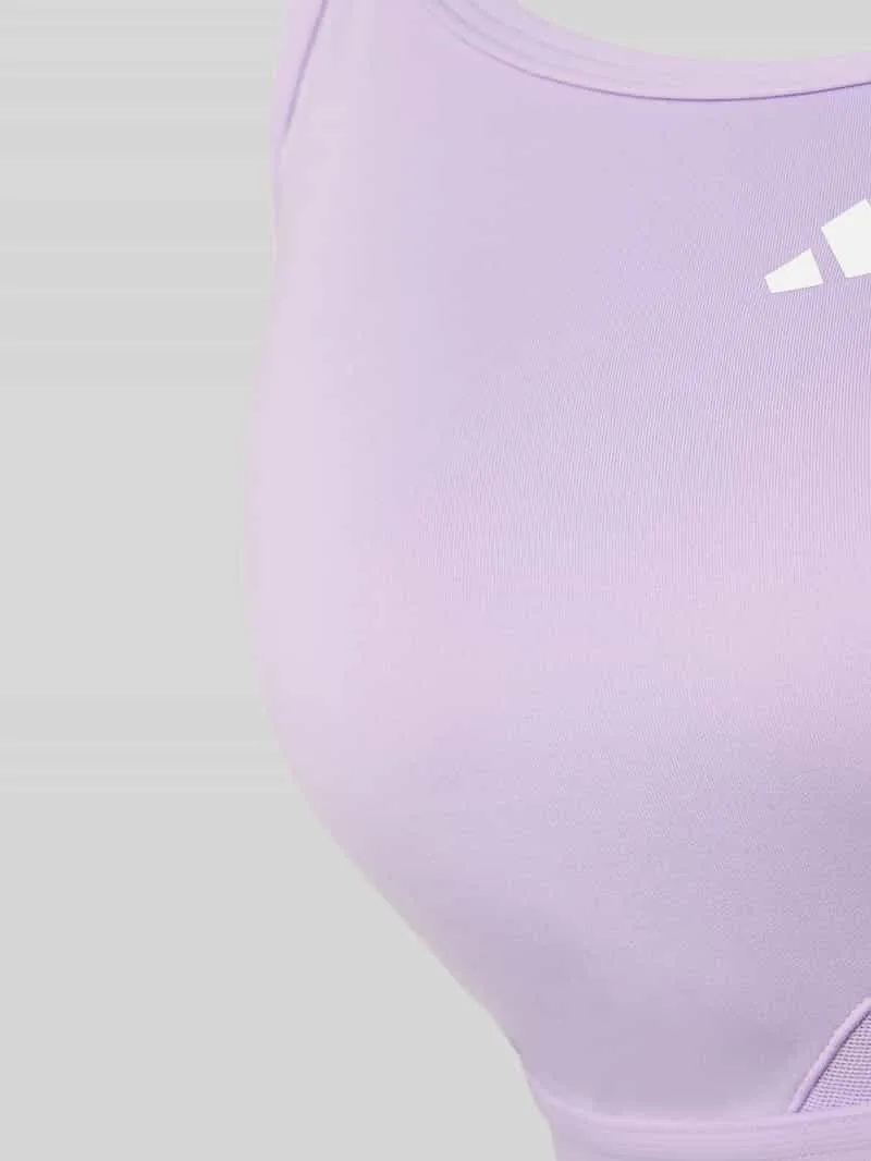 Adidas Beha met labelprint lila, foto 3