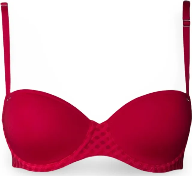 Marie Jo L'Aventure Salvador Voorgevormde Balconette Bh 0121899 True Red - maat EU 65C / FR Rood