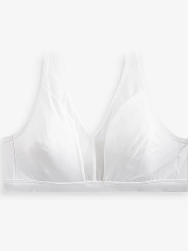 Next Dames - Total Support Ultimate Comfort B-H beha zonder beugels - Wit White