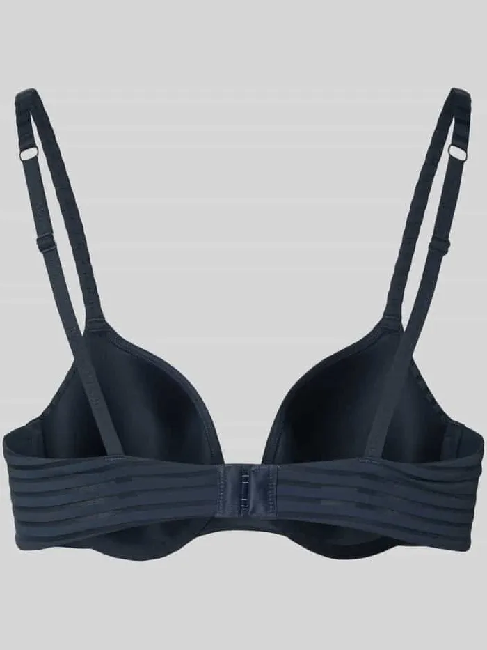 Marc O'Polo Beha met streepmotief marineblauw, foto 2