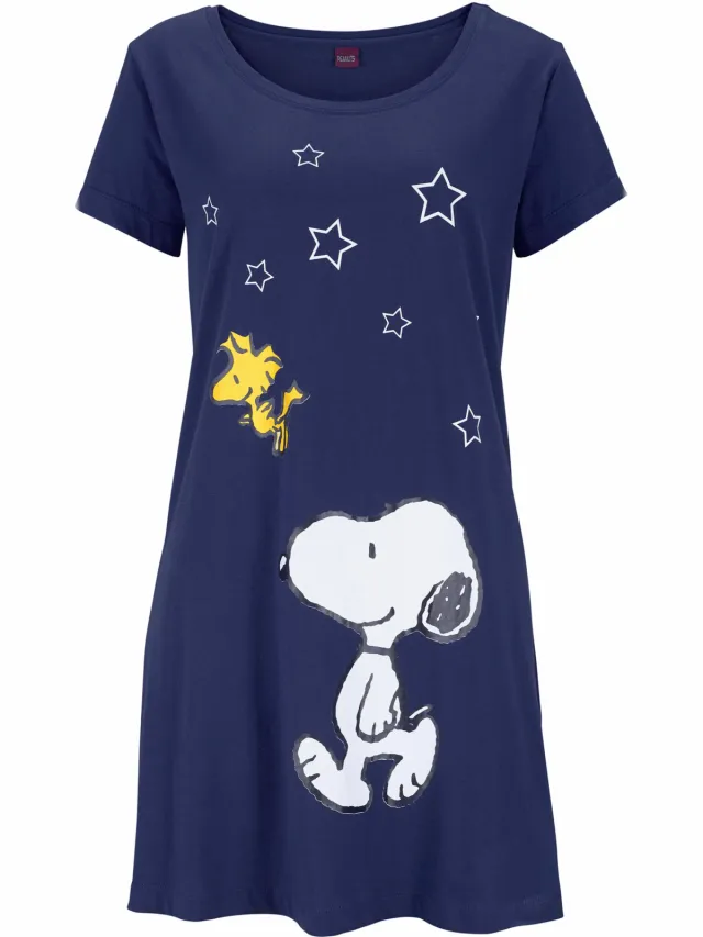 nachthemd marine Snoopy-print, foto 2