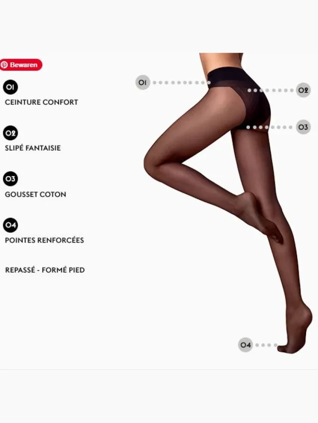 Le Bourget zwart - pantys /collants