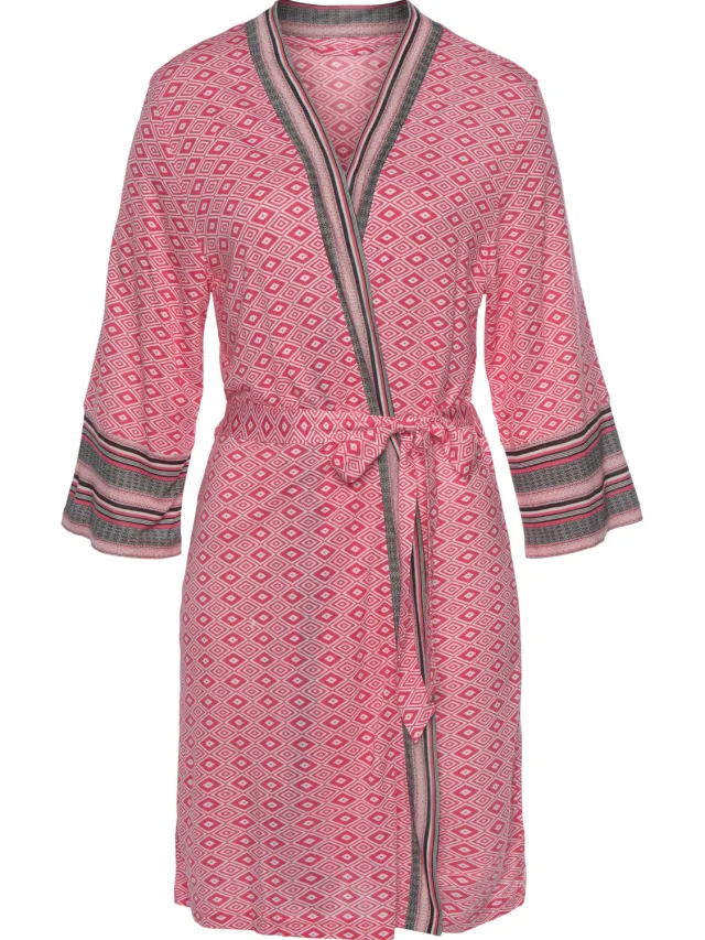kimono roze met patroon, foto 2