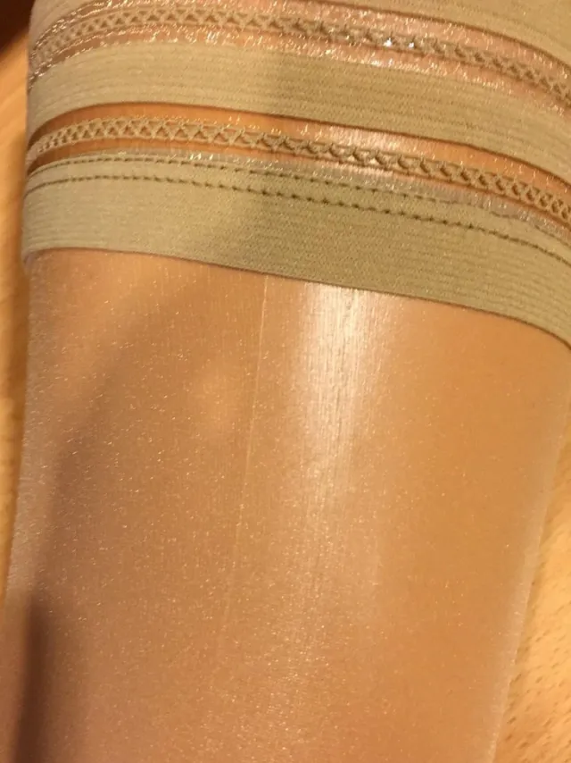 Pretty Polly Hold Ups - Naturals - Hold Up Kousen - Stay Up Kousen voor Dames - Almost Naked - Zomer Hold Up - 5 Den. - Beige Bronze