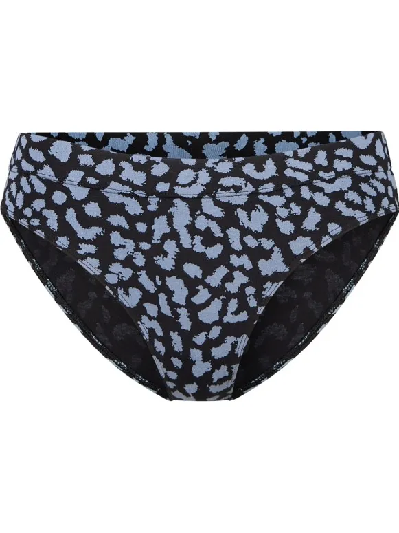 Dedicated Ramsele slip zwart met blauw