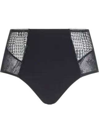 Chantelle Intrigue Corsetry full high waist slip zwart