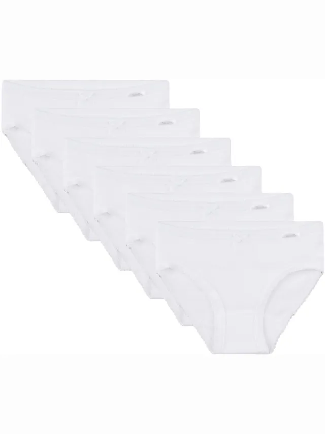 Sanetta Slip Set van 6 Wit