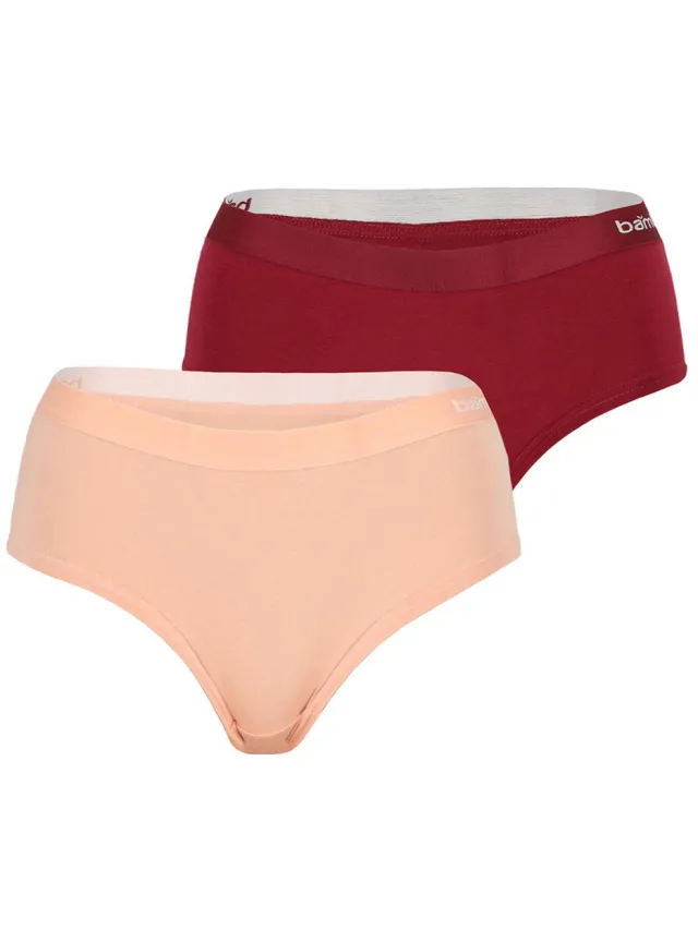 Apollo hipster bamboe roze/rood