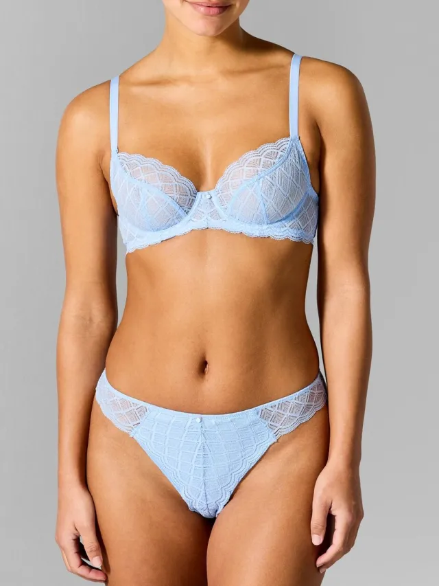 Sapph Nadia Plunge BH Blauw - Blauw