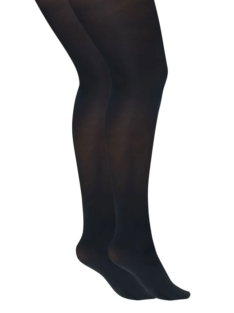 Yours 2Pack Zwarte 100 Denier Panty'ssize 50-54 Black