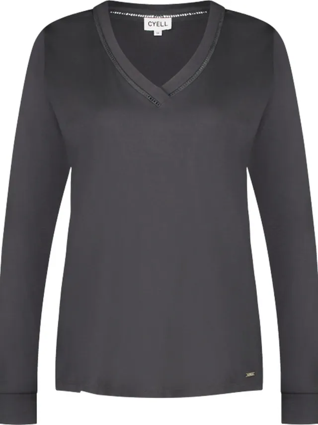 Cyell Heavy Storm pyjamatop lange mouwen Antraciet maat 38 (M)