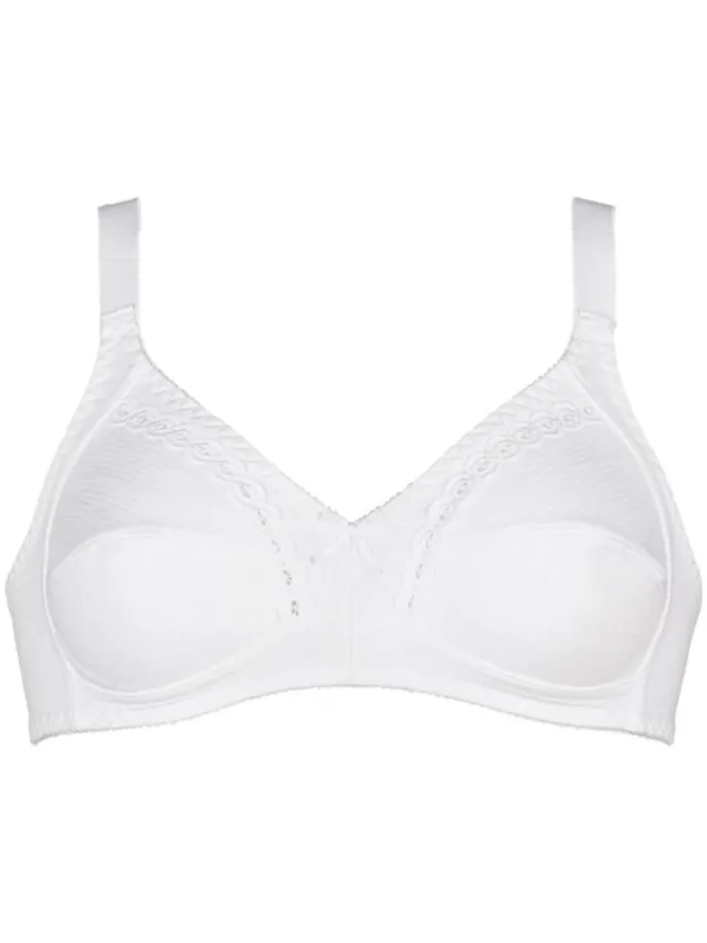 Naturana soft BH zonder beugels met katoen maat 75D wit