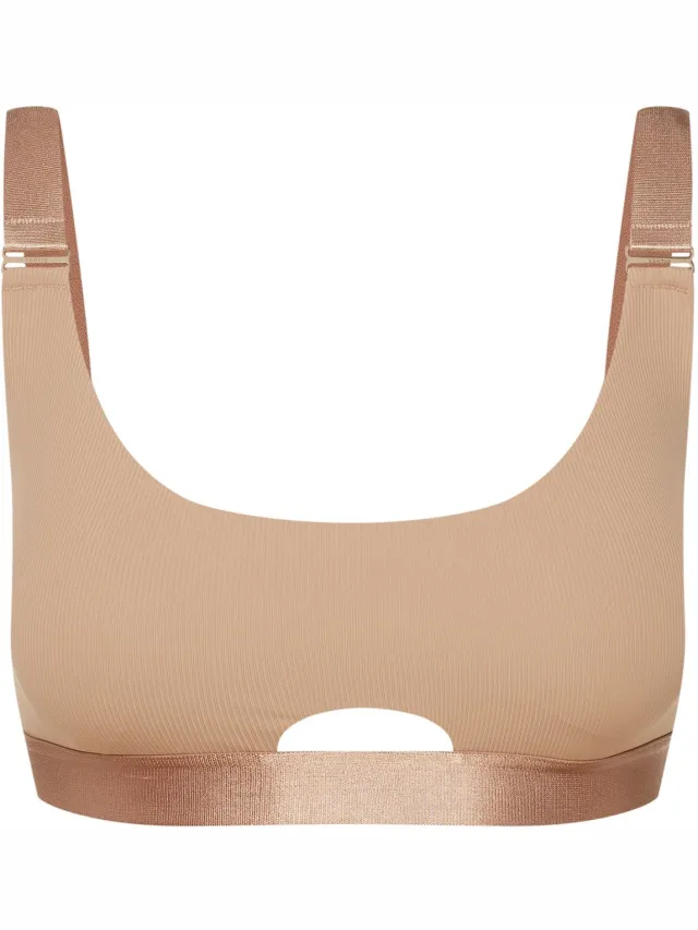 ESOTIQ Bianco - Zachte beha - Geribd - Beige