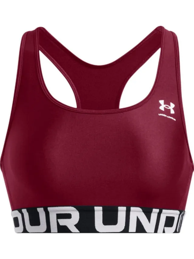 Under Armour Armour HeatGear-sportbeha voor dames (Rood)