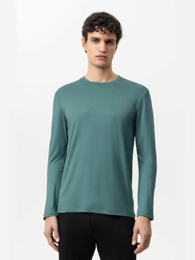 Mey Selection slim fit slaaphemd groen