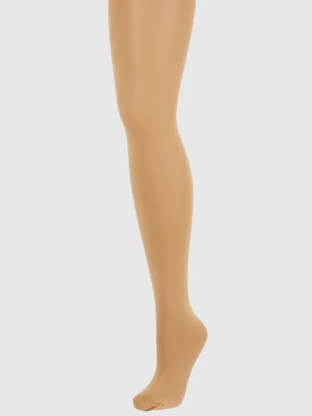 Falke Panty met transparant design model 'SEIDENGLATT' - 40 DEN zand, foto 4