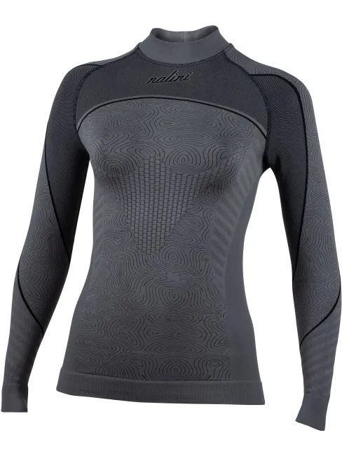 Nalini Women's Tech L/S - Synthetisch ondergoed, grijs/blauw