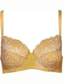 After Eden maat D70 Padded wire bra lace Dames Oranje