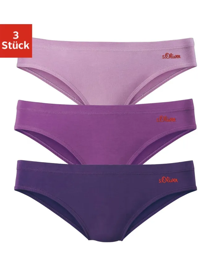 bikinislip bessenrood bessenrood/lila, foto 2