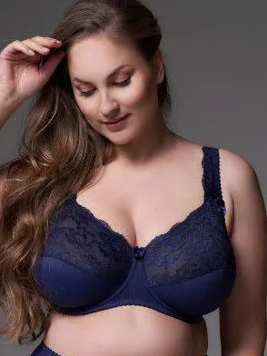 Plaisir Beate niet-voorgevormde beugelbh donkerblauw, foto 3