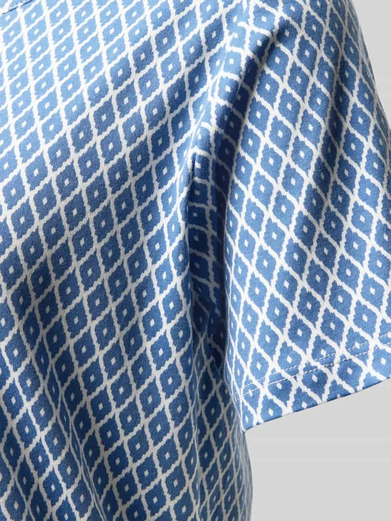 CCDK Copenhagen Nachthemd met ronde hals, model 'Nicole' blauw, foto 2
