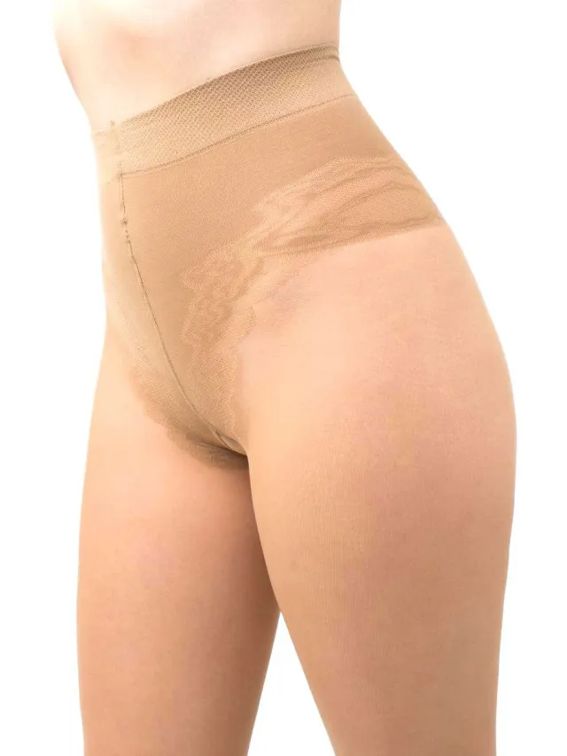 Giulia Body 40 - Panty - In Shape- Corrigerend - Figuur Corrigerend - Body - 40 Den - Large - Beige Daino (beige)