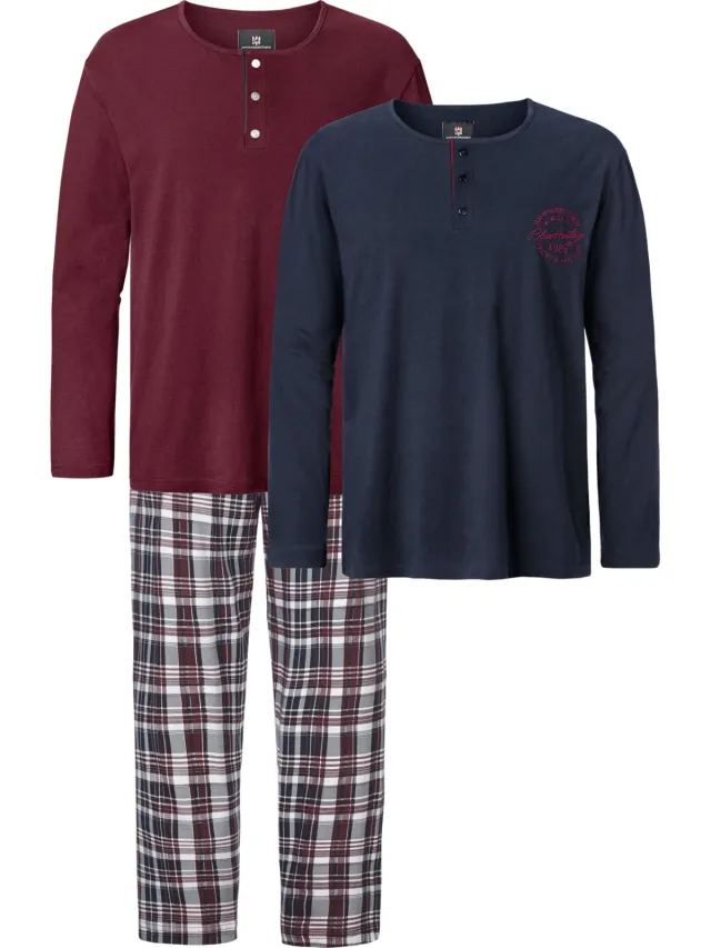 Jan Vanderstorm pyjama donkerblauw