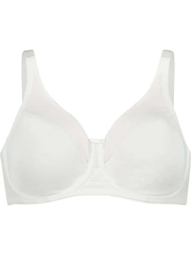 Hunkemöller Niet-voorgevormde BH Nina Minimizer full cup - wit white