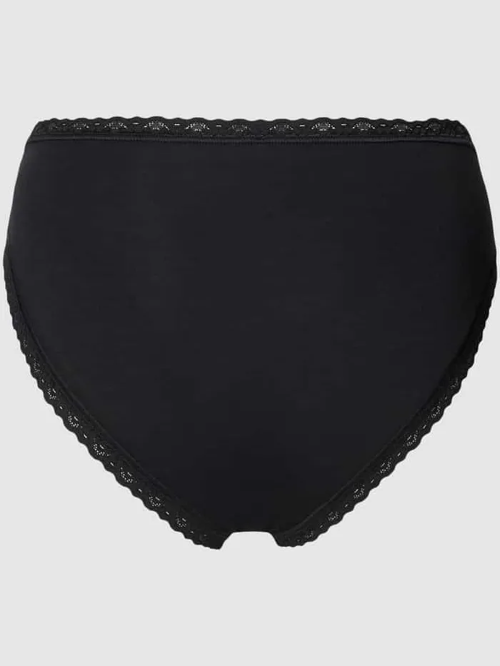 Sloggi Slip met schelprand in 3-pack zwart, foto 2