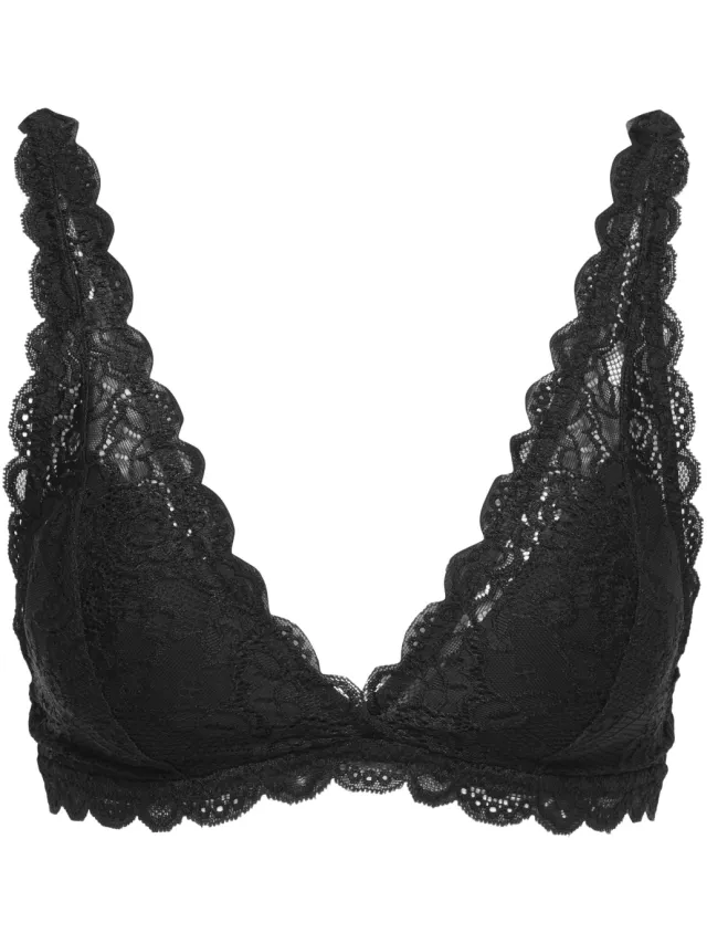 Only voorgevormde bralette zwart