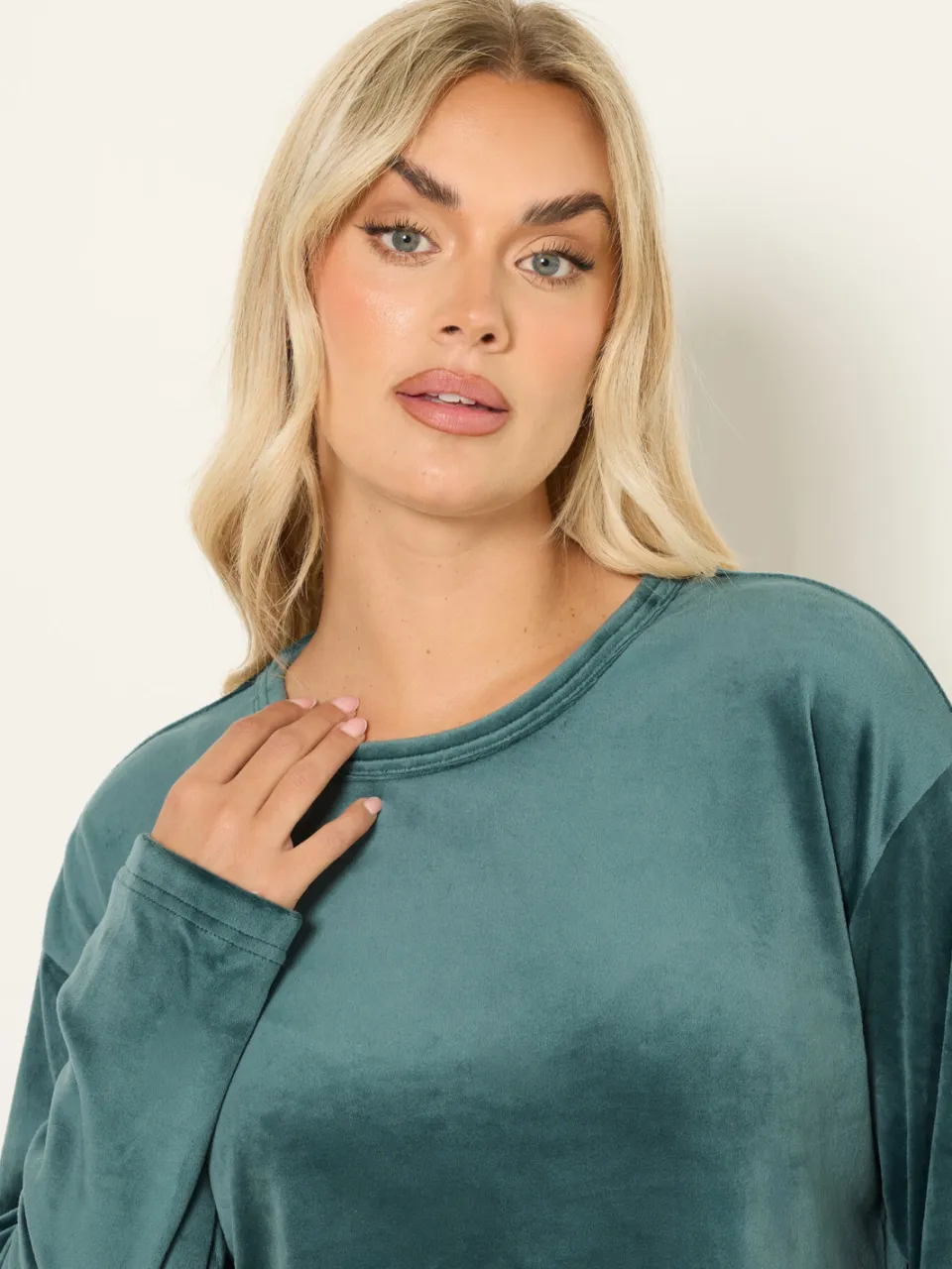 Yours Groene Super Luxe Pyjamaset-44, foto 5