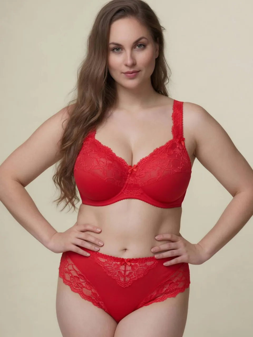 Plaisir Beate maxislip rood, foto 4