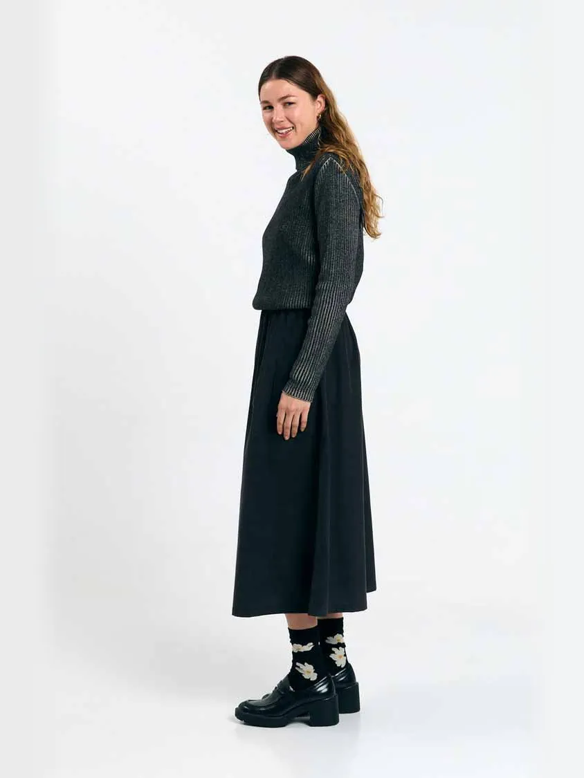 SUITE13LAB dames vegan Rok Dax Zwart, foto 2