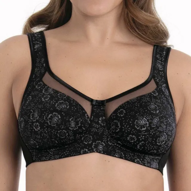 Anita Clara Art – BH zonder Beugel - 5873 – Black Anthracite – Black/Anthracite