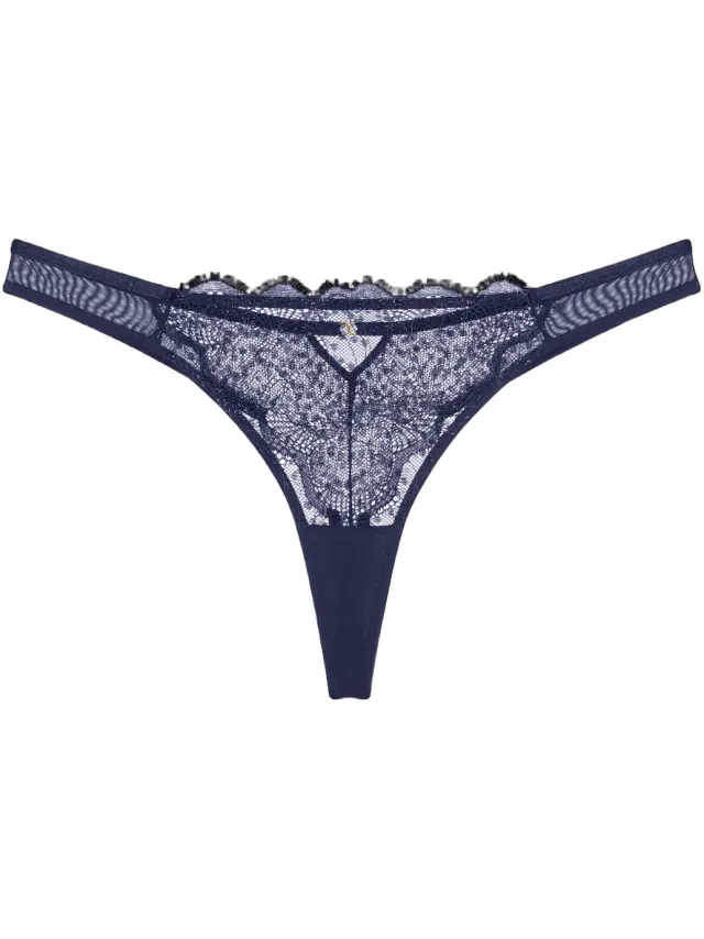 Triumph Amourette Sparkle string donkerblauw, foto 2