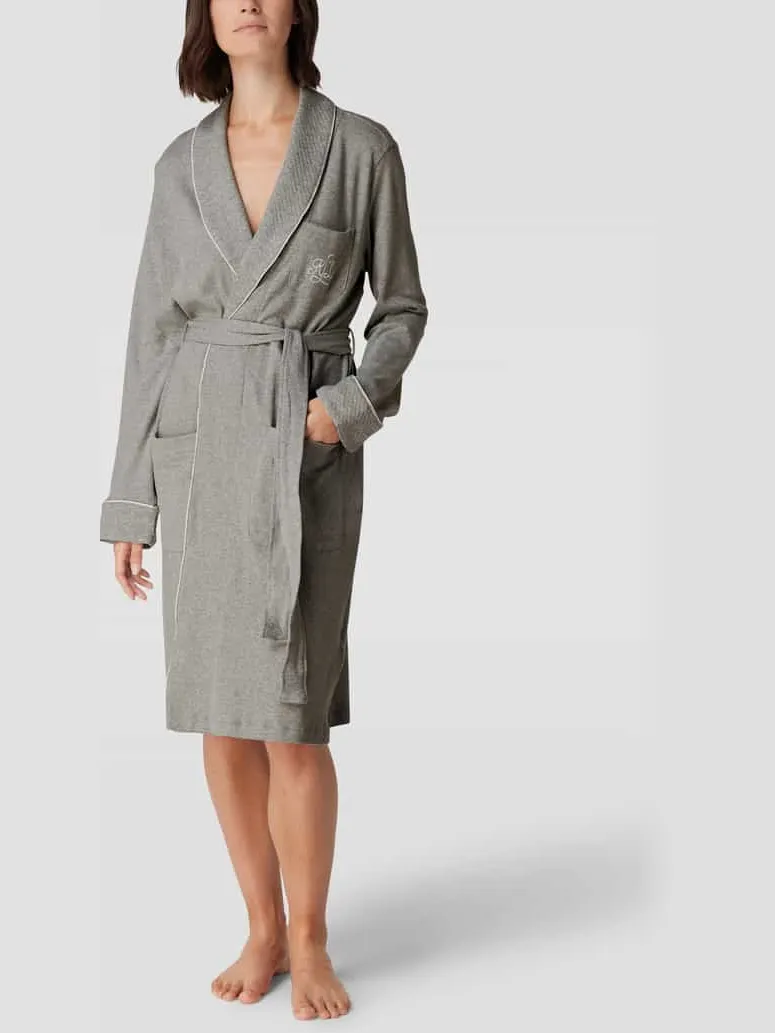 Lauren Ralph Lauren Badjas van katoen Middengrijs