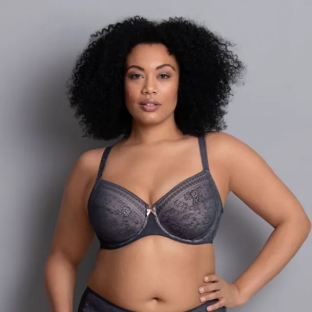 RosaFaia Beautyfull Fleur Beugel Bh 5653 Anthrazit - maat EU 75D / FR Grijs