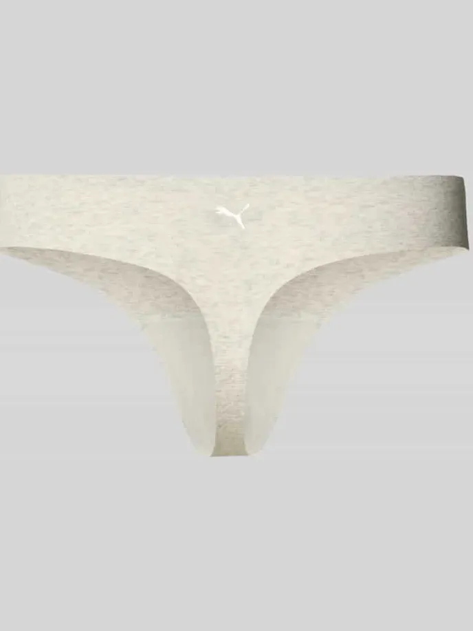 Puma String van katoenmix in set van 2 Lichtgrijs