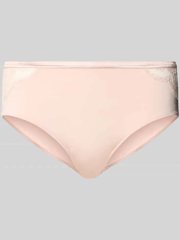 Mey Slip met kanten afwerking Roze