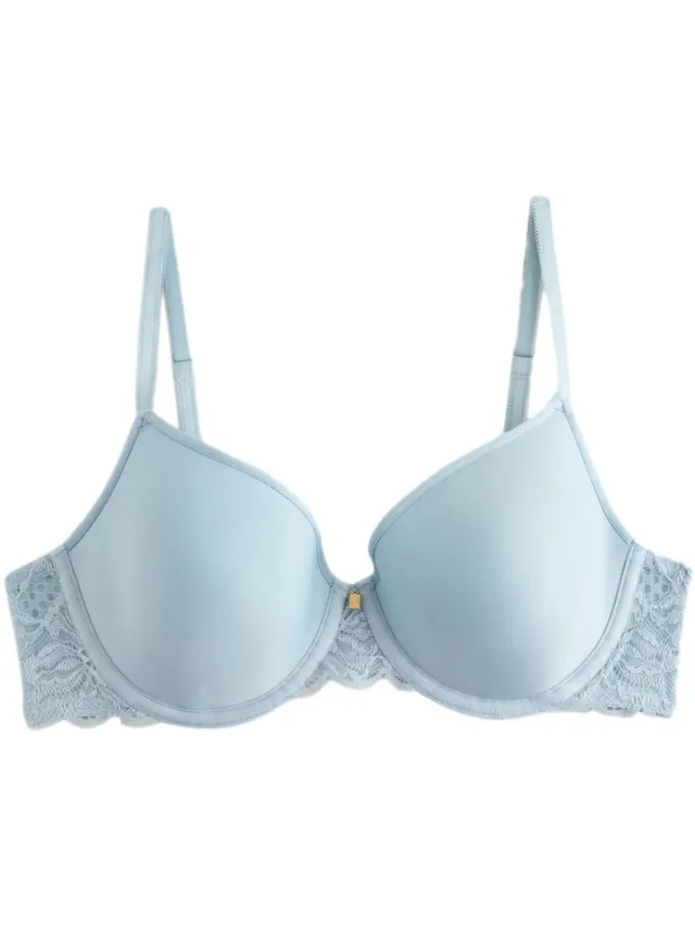 Next Dames - Premium Ultimate Comfort lichtgewicht en ademende T-shirtbeha met vullingen en volledige cup - Blauw Blue