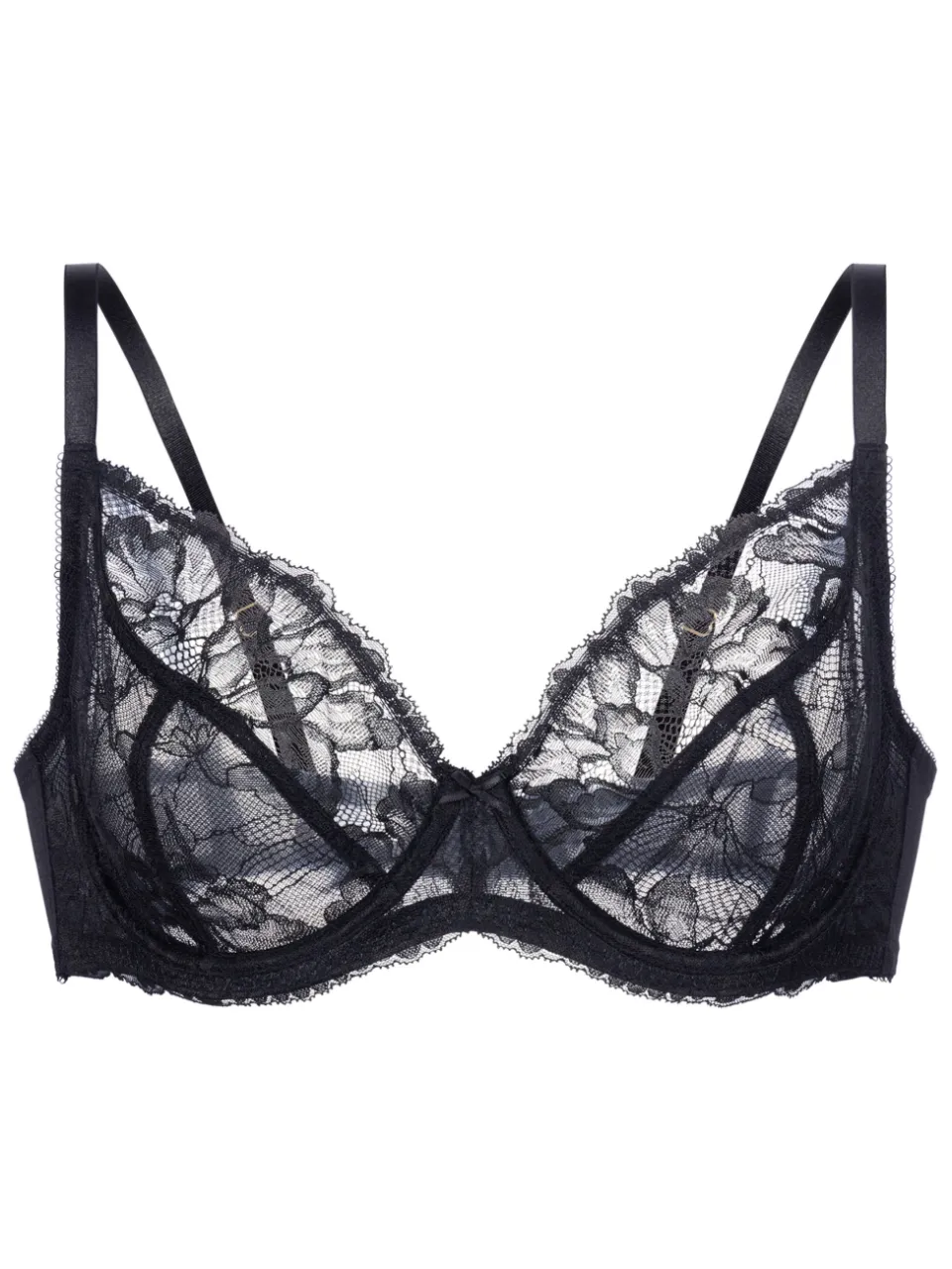 Dorina Perfect Lace niet-voorgevormde beugelbh zwart, foto 2